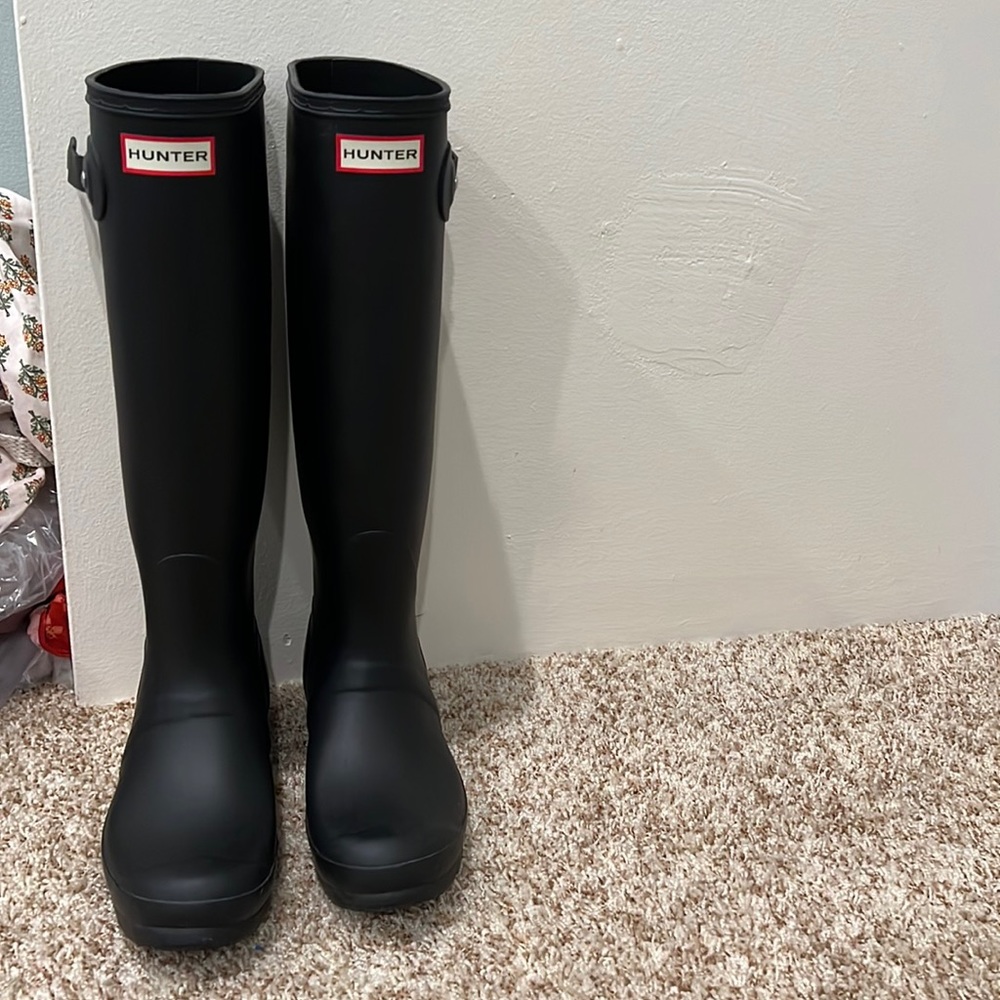 Hunter tall rain boots